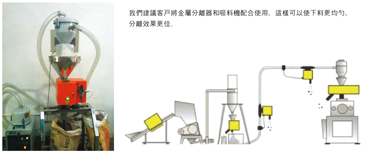 金属疏散器示意图